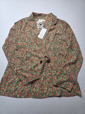 *NWT* Molly Bracken Modcloth Floral Sheer Blazer, size XS